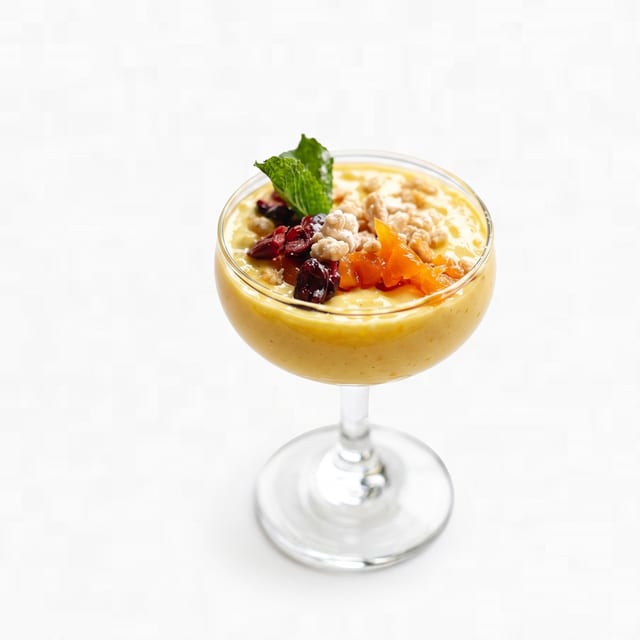 Saffron Rice Pudding.