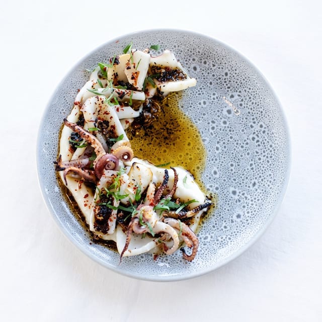 Grilled Squid.