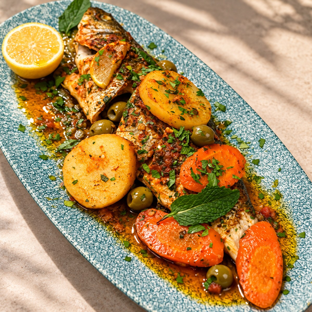 Whole branzino.